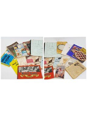 Lot of 19 Vintage Recipes Cookbooks Organization Fundraiser 1950's 1960's Baking